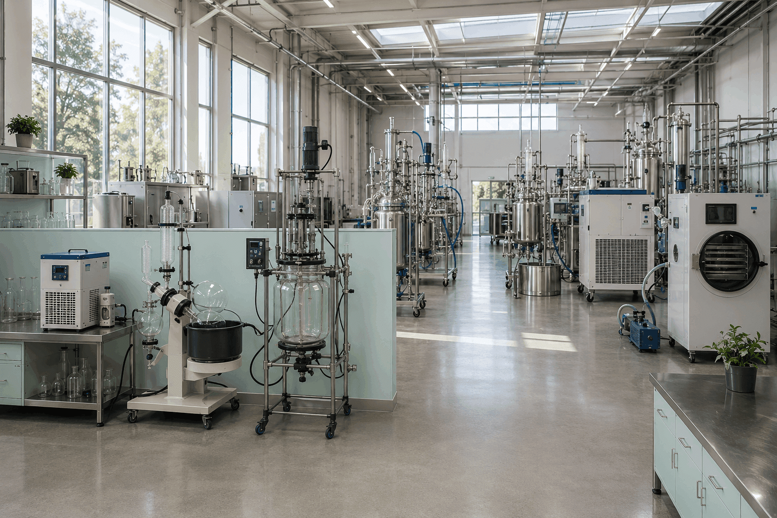 Scaling a cannabis extraction lab to commercial production
