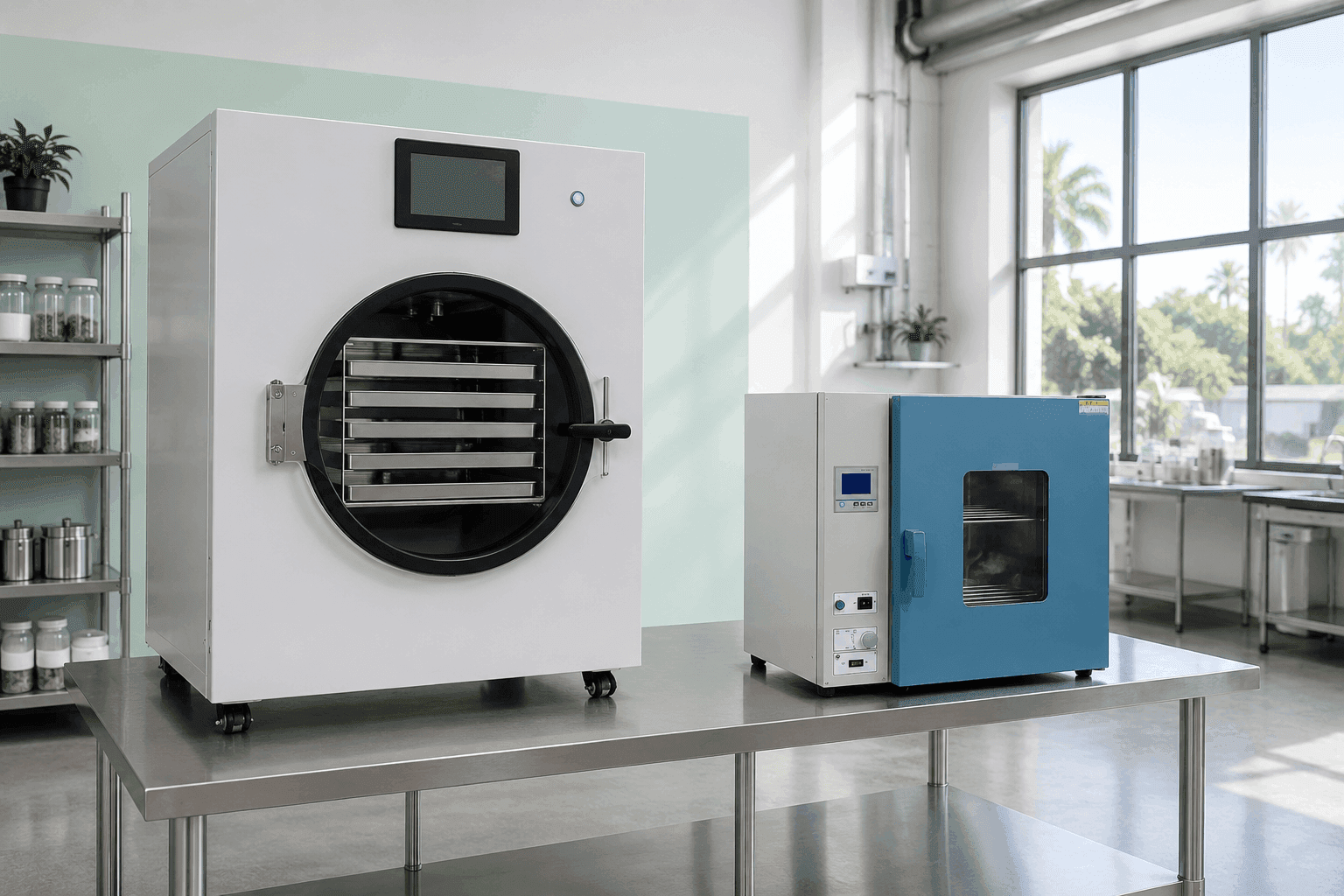 Freeze dryer vs vacuum oven for cannabis concentrates