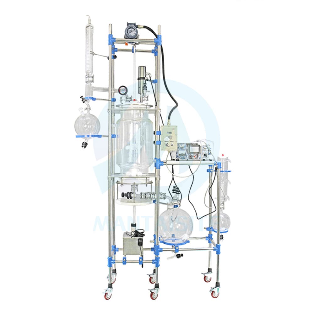 Customized Glass Rectification Fractional Column Extraction Distillation Unit 1