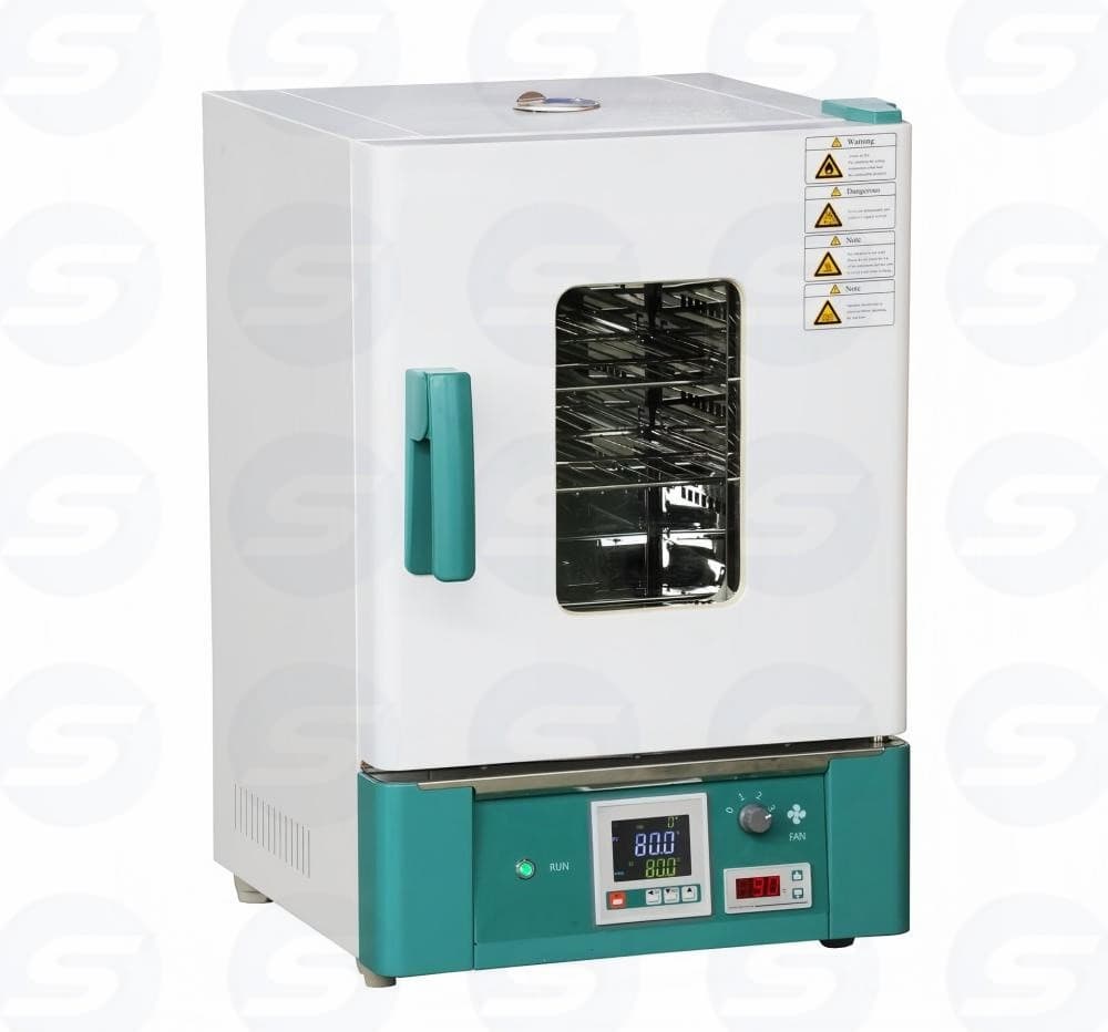 30L~230L Lab Hot Air Sterilizing and Drying Oven with 4 Grades Speed Fan RT~300℃