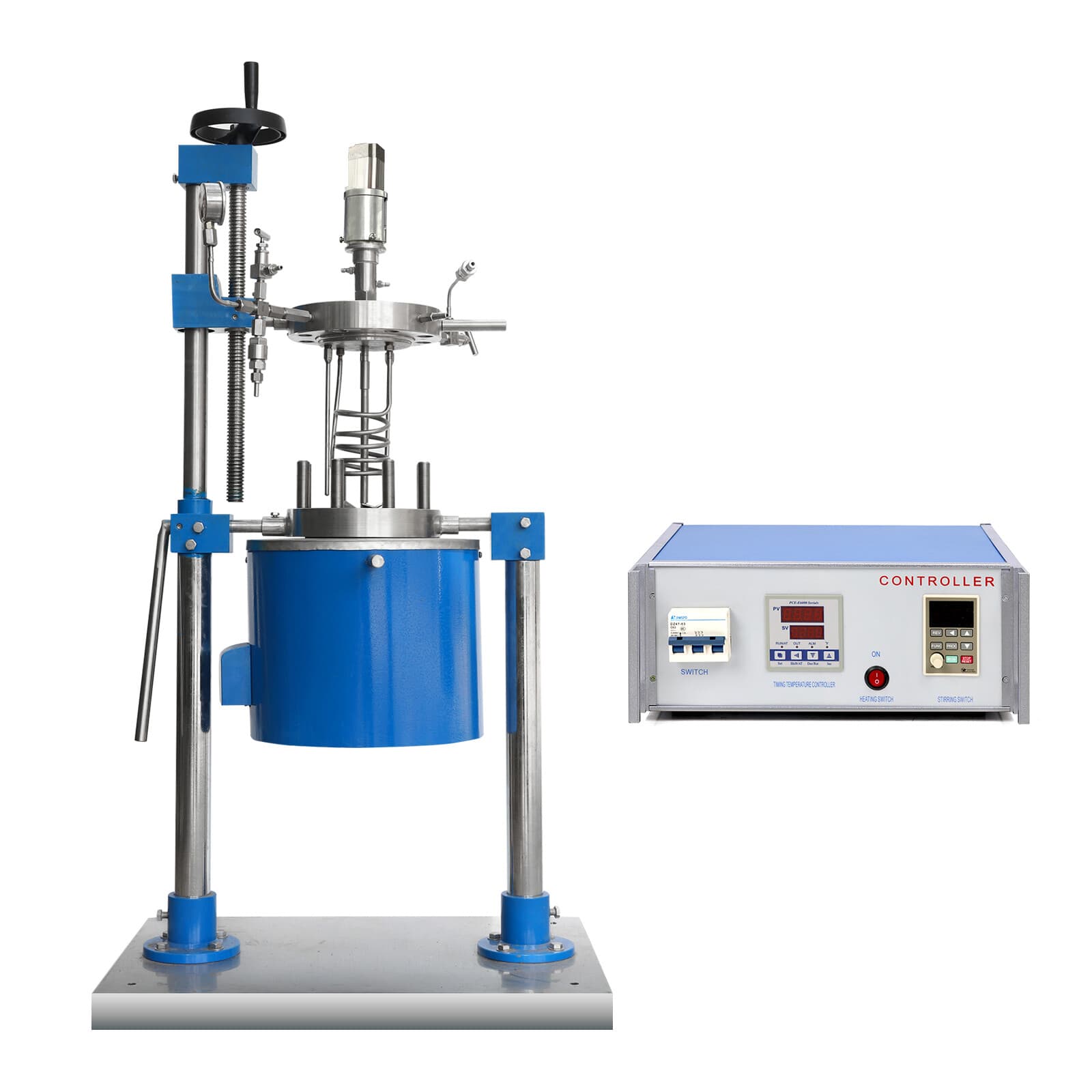 Lab 5L Autoclave Reactor High Pressure Stirred Hydrothermal Vessel 22Mpa 350℃