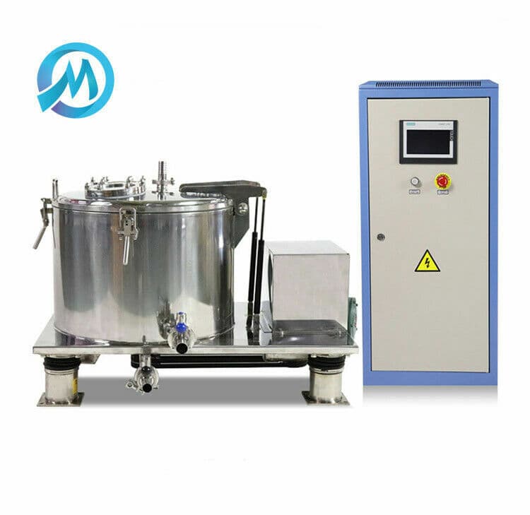 Lab Industrial 40L Jacketed Centrifuge Machine Dehydrating Biomass Oil Extractor